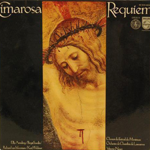 Schallplatte "Requiem" Cimarosa Orchestre de Chambre de Lausanne LP