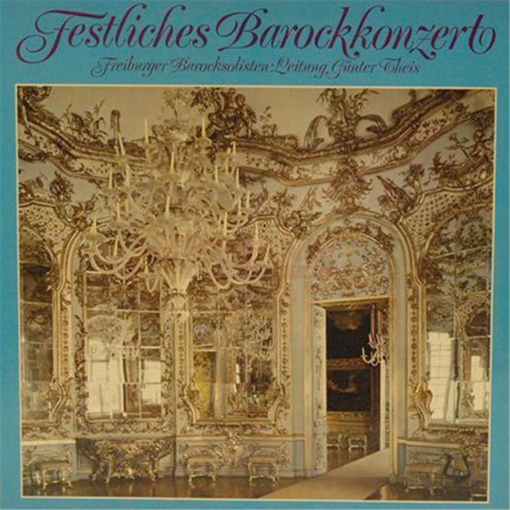 Schallplatte Festliches Barockkonzert Freiburger Barocksolisten Günter Theis 2 LPs 1975