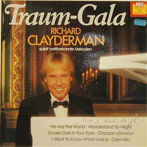 Schallplatte "Traum-Gala" Richard Clayderman LP 1986