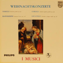 Schallplatte "Weihnachtskonzerte" I Musici LP 1958