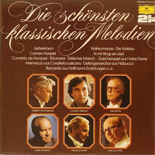 Schallplatten "Die schönsten klassischen Melodien" 2LPs 1980