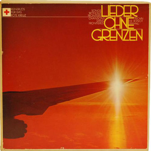 Schallplatte "Lieder ohne Grenzen" Deutsches Rotes Kreuz LP 1970