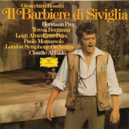 Schallplatten "Il Barbiere di Siviglia" Rossini Claudio Abbado 3 LPs 1972