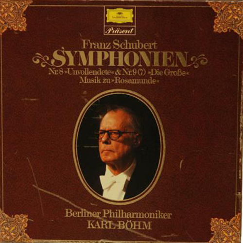Schallplatte Symphonien Nr. 8 & Nr. 9 Schubert Karl Böhm 2 LPs 1979