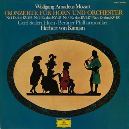 Schallplatte "4 Konzerte für Horn und Orchester" Mozart LP 1969