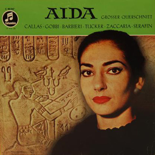 Schallplatte "Aida - Grosser Querschnitt" Verdi LP