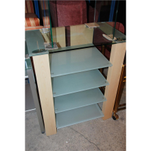TV-Schrank Regal Glas
