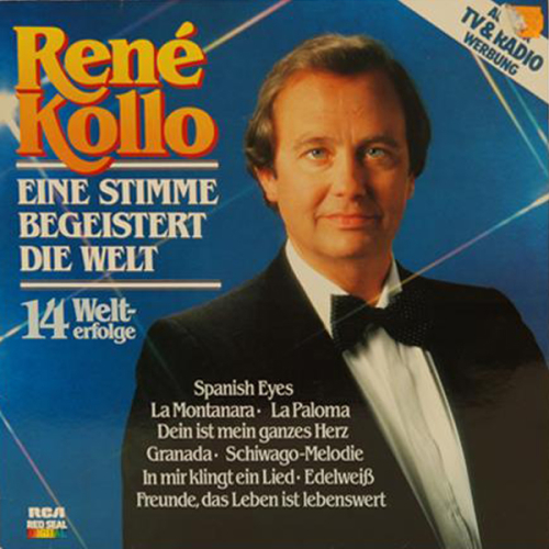 Schallplatte - Eine Stimme begeisert die Welt René Kollo LP 1981