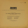 Schallplatte - Das Schaffen Johann Sebastian Bachs - Brandenburgische Konzerte LP 1956