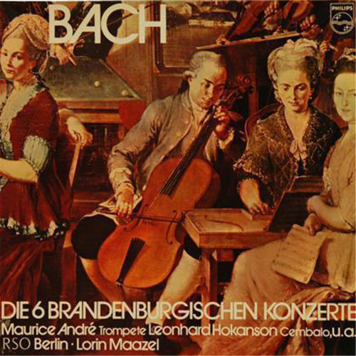 Schallplatte "Die 6 Brandenburgischen Konzerte" Bach 2 LPs 1978
