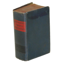 Buch Prof. Dr. Jacob Schellens "Taschenwörterbuch der französischen und deutschen Sprache - 1. Teil" Langenscheidt Verlag 1911