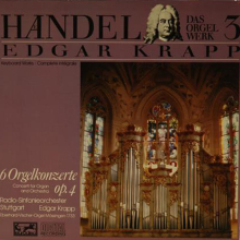 Schallplatte - 6 Orgelkonzerte Op. 4 Händel Edgar...