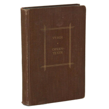 Buch "Verdi - Operntexte" Reclam Verlag 