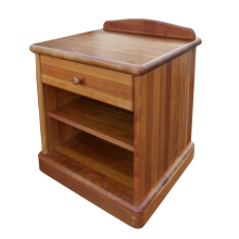 Schlafzimmereinrichtung Doppelbett Zwei Nachttische Holz