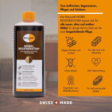 Renuwell Möbel-Regenerator Reiniger Holz Pflegemittel 1 Liter