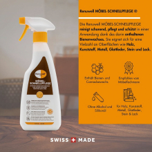 Renuwell Möbel-Schnellpflege Möbelpflege Bienenwachs 500 ml