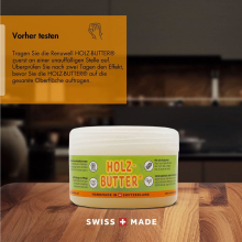 Renuwell Holz-Butter Farblos Möbelpflege Holzpflege...