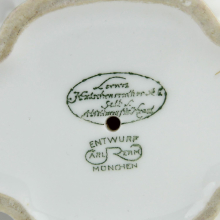 Hutschenreuther Porzellan Vase Vintage Dekoration Carl Rehm Weiß