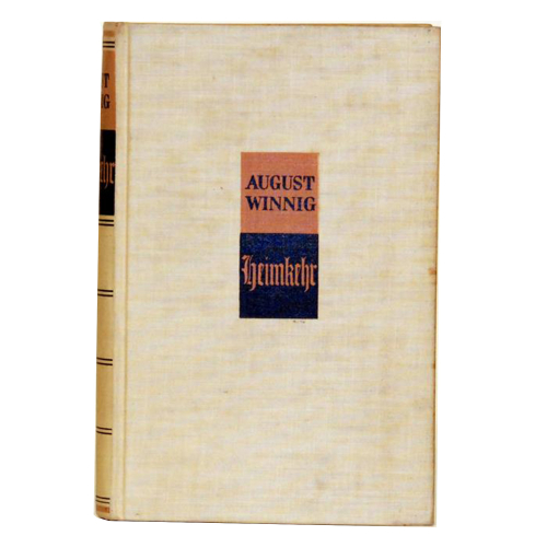 Buch August Winning "Heimkehr" Deutsche Hausbücherei 1935